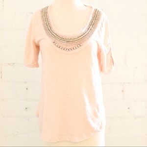 Pink Anthropologie Tee